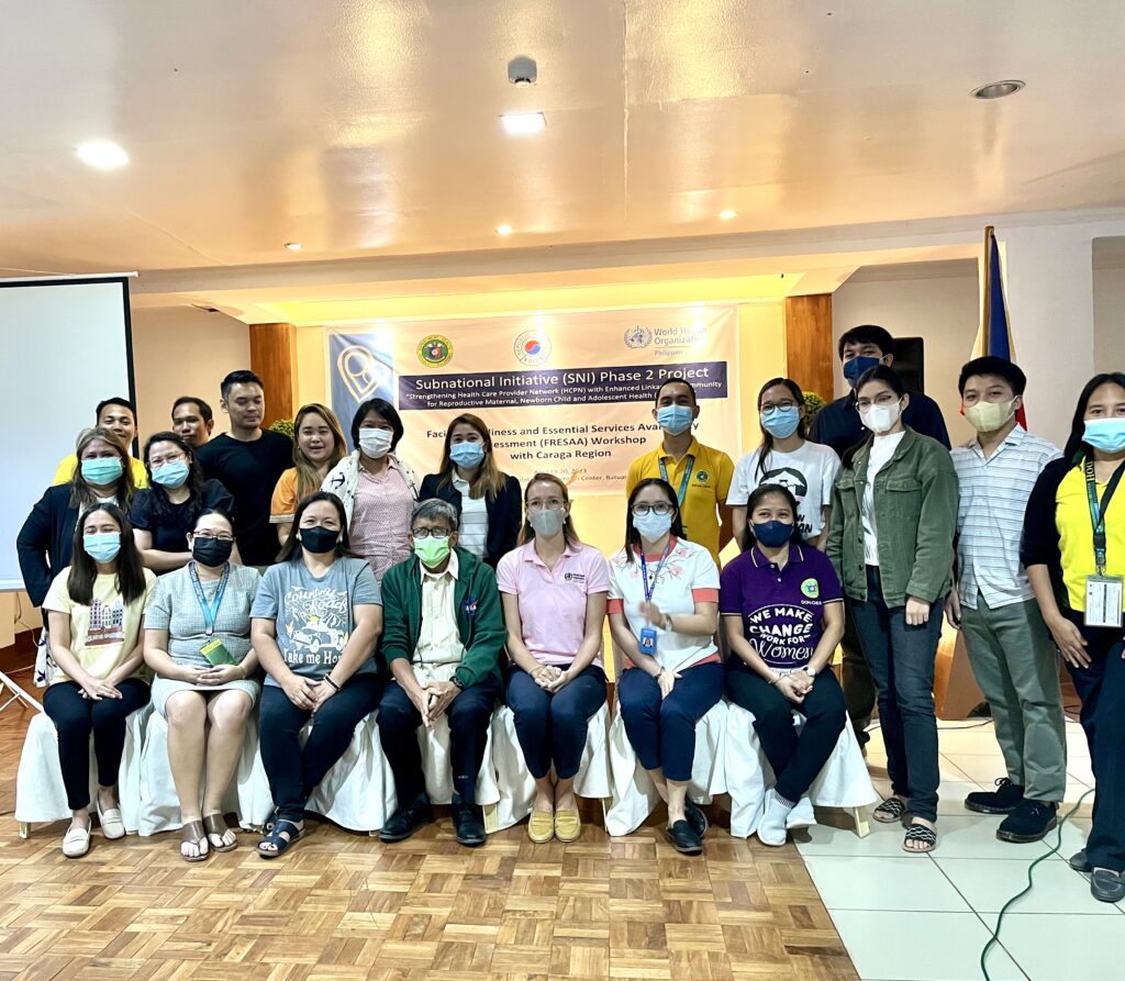 Laying the Foundation for Universal Healthcare: CPHI, WHO, and Caraga CHD Partner to Map Essential Services of Health Facilities in the Philippines