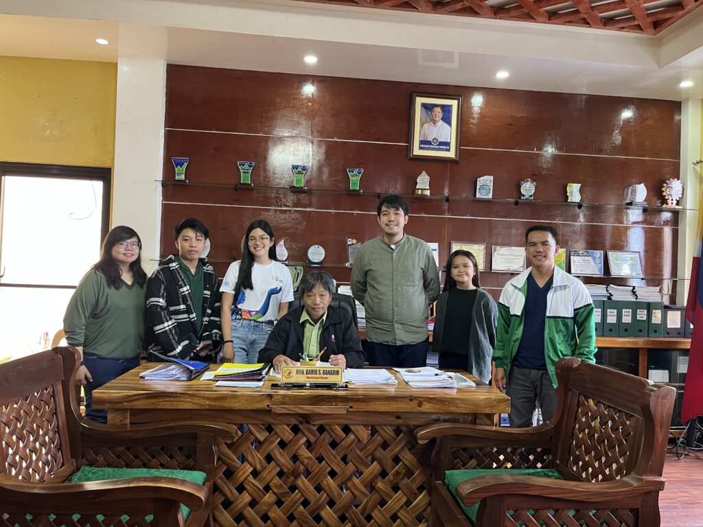 CP Health Innovations poses with Mankayan Mayor after courtesy meeting